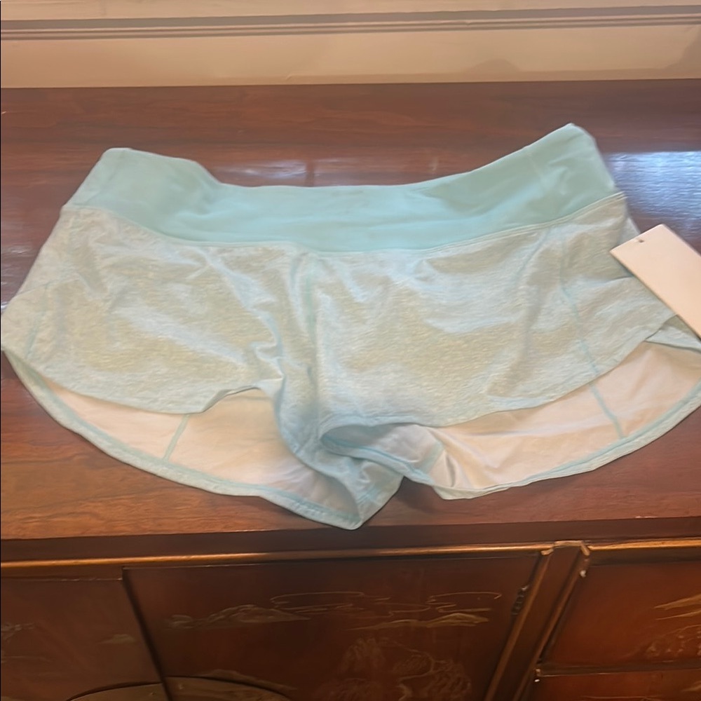 lululemon athletica Light Blue Athletic Shorts